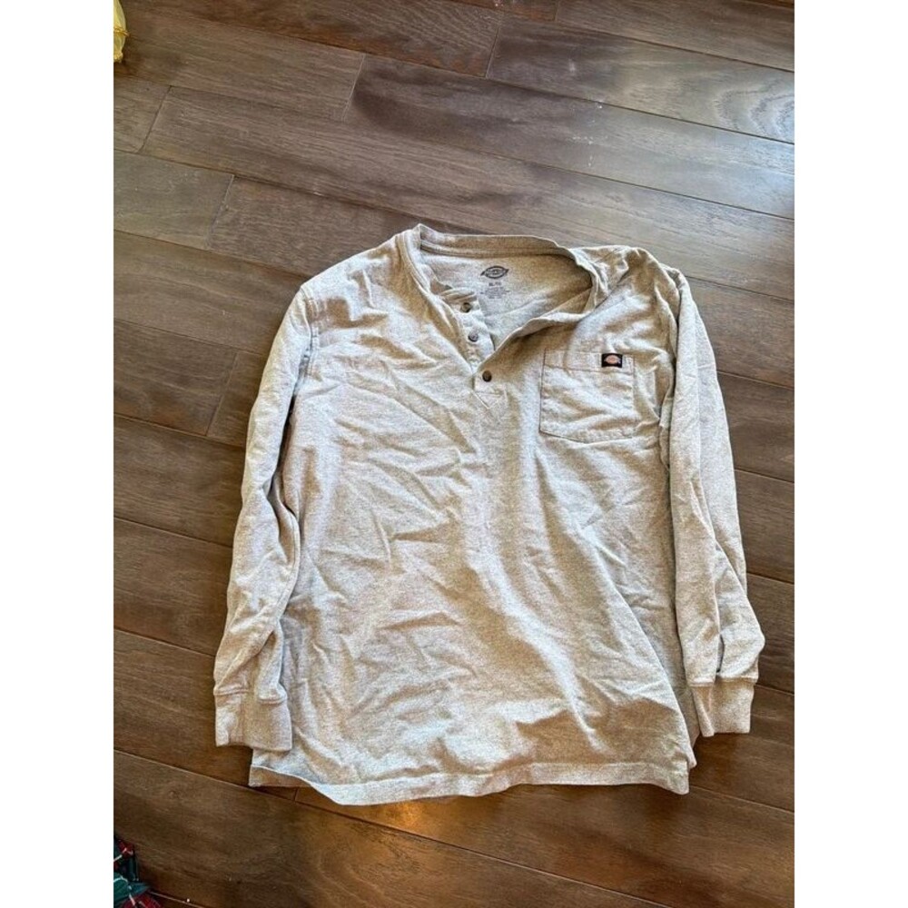 Grey Long Sleeve Dickies Shirt